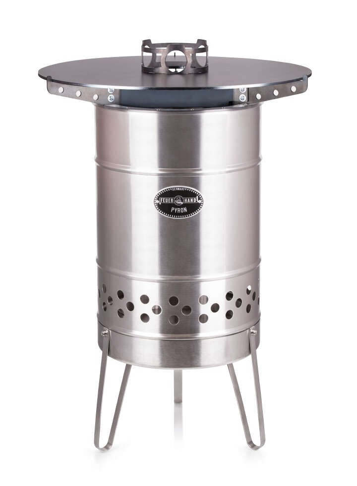 Petromax FEUERHAND Plancha Grillplatte zu Pyron Feuertonne